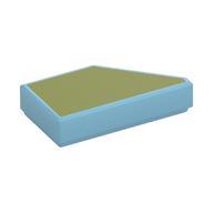 LEGO® Tegel Aangepast met Motief Medium Azuurblauw 5091pb001