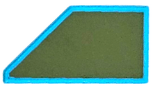 Plaatje in Gallery viewer laden, LEGO® Tegel Aangepast met Motief Medium Azuurblauw 5092pb001