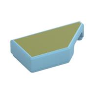 Plaatje in Gallery viewer laden, LEGO® Tegel Aangepast met Motief Medium Azuurblauw 5092pb001