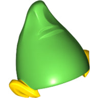 Plaatje in Gallery viewer laden, LEGO® los onderdeel Hoofddeksels in kleur Geel 13787pb01