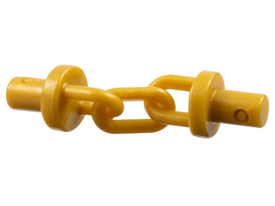 LEGO® los onderdeel Ketting in kleur Parel Goud 6981
