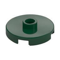 Plaatje in Gallery viewer laden, LEGO® los onderdeel Tegel Rond in kleur Donkergroen 18674