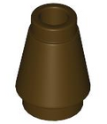 LEGO® los onderdeel Kegel in kleur Donker Bruin 4589b