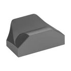 LEGO® los onderdeel Dakpan Gebogen Metallisch Zilver 47458