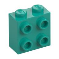 Plaatje in Gallery viewer laden, LEGO® los onderdeel Steen Aangepast Donker Turkoois 22885