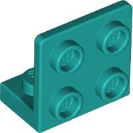 Plaatje in Gallery viewer laden, LEGO® los onderdeel Beugel in kleur Donker Turkoois 99207