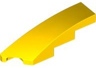 LEGO® los onderdeel Wig in kleur Geel 5415
