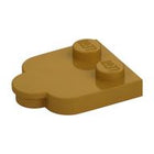LEGO® los onderdeel Tegel Aangepast in kleur Parel Goud 5518