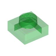 Plaatje in Gallery viewer laden, LEGO® los onderdeel Plaat Algemeen Doorzichtig Groen 3024