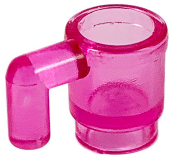 LEGO® los onderdeel Accessoire Doorzichtig Donkerroze 3899