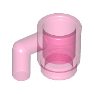 Plaatje in Gallery viewer laden, LEGO® los onderdeel Accessoire Doorzichtig Donkerroze 3899