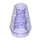 LEGO® los onderdeel Kegel Glitter Doorzichtig Paars 4589b