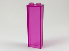 Plaatje in Gallery viewer laden, LEGO® los onderdeel Steen Doorzichtig Donkerroze 2454