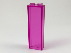 LEGO® los onderdeel Steen Doorzichtig Donkerroze 2454