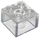 LEGO® los onderdeel Steen in kleur Doorzichtig 3003