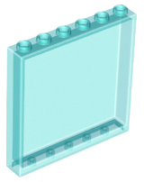 LEGO® los onderdeel Paneel Doorzichtig Lichtblauw 59349
