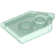 Plaatje in Gallery viewer laden, LEGO® Tegel Aangepast Satijn Doorzichtig Lichtblauw 22385