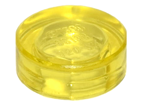 LEGO® los onderdeel Tegel Rond Doorzichtig Geel 98138