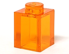 LEGO® los onderdeel Steen in kleur Doorzichtig Oranje 3005