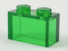 Plaatje in Gallery viewer laden, LEGO® los onderdeel Steen in kleur Doorzichtig Groen 3065