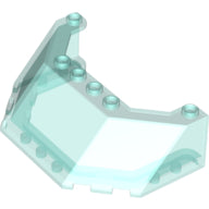 Plaatje in Gallery viewer laden, LEGO® los onderdeel Voorruit Doorzichtig Lichtblauw 62576