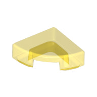 Plaatje in Gallery viewer laden, LEGO® los onderdeel Tegel Rond Doorzichtig Geel 25269