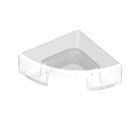 LEGO® los onderdeel Tegel Rond in kleur Doorzichtig 25269