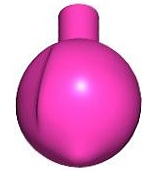 LEGO® los onderdeel Eten & Drinken in kleur Donker Roze 5234