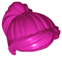 LEGO® los onderdeel Haar in kleur Magenta 87990