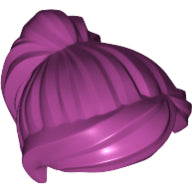 LEGO® los onderdeel Haar in kleur Magenta 87990