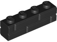 LEGO® los onderdeel Steen Aangepast in kleur Zwart 15533