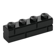 LEGO® los onderdeel Steen Aangepast in kleur Zwart 15533