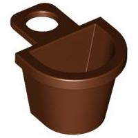 LEGO® los onderdeel Lijf Accessoire Roodachtig Bruin 4523