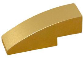 LEGO® los onderdeel Dakpan Gebogen Metallic Gold 50950