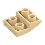 LEGO® los onderdeel Dakpan Gebogen Omgekeerd Geelbruin 32803