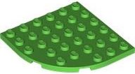 LEGO® los onderdeel Plaat Rond in kleur Fel Groen 6003