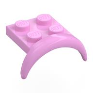 LEGO® los onderdeel Spatbord in kleur Fel Roze 49097