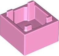 LEGO® los onderdeel Container in kleur Fel Roze 2821