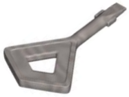 LEGO® los onderdeel Accessoire in kleur Zilver 78169