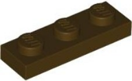 Plaatje in Gallery viewer laden, LEGO® los onderdeel Plaat Algemeen Donker Bruin 3623