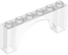 LEGO® los onderdeel Steen Boog in kleur Doorzichtig 15254