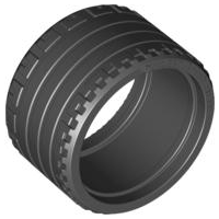 Plaatje in Gallery viewer laden, LEGO® los onderdeel Band in kleur Zwart 55978
