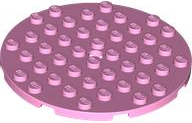 Plaatje in Gallery viewer laden, LEGO® los onderdeel Plaat Rond in kleur Fel Roze 74611