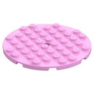 Plaatje in Gallery viewer laden, LEGO® los onderdeel Plaat Rond in kleur Fel Roze 74611
