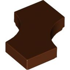 LEGO® los onderdeel Tegel Aangepast Roodachtig Bruin 3396
