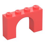 Plaatje in Gallery viewer laden, LEGO® los onderdeel Steen Boog in kleur Koraal 6182