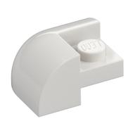 Plaatje in Gallery viewer laden, LEGO® los onderdeel Dakpan Gebogen in kleur Wit 5846
