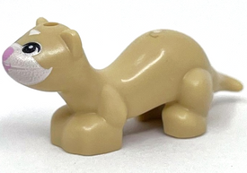 LEGO® los onderdeel Landdier in kleur Geelbruin 6903pb02