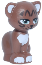 Plaatje in Gallery viewer laden, LEGO® los onderdeel Landdier in kleur Medium Bruin 11602pb16