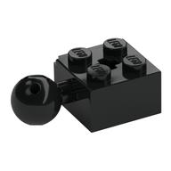 Plaatje in Gallery viewer laden, LEGO® los onderdeel Technische Steen in kleur Zwart 57909b